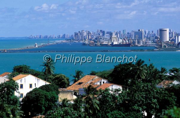 bresil pernambouc 01.JPG - Vue sur Recife et OlindaOlindaNordestePernamboucBrésil